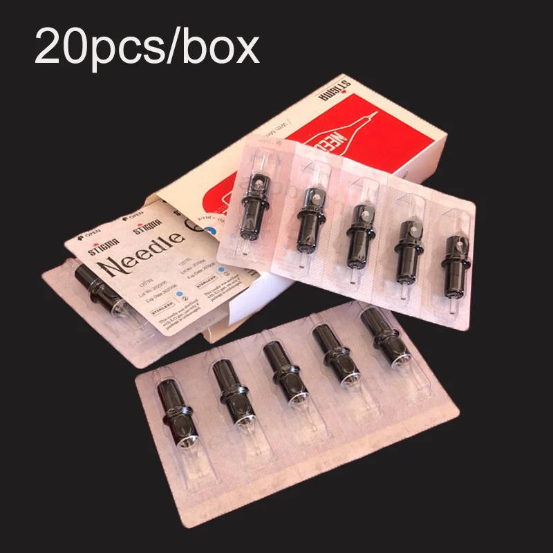 Free Shipping STIGMA Tattoo Needles Revolution Cartridge Round Liner #10 (0.30mm Needle) RC1003RL RC1005RLRC1007RL 1009RL 20 Pcs | Красота и