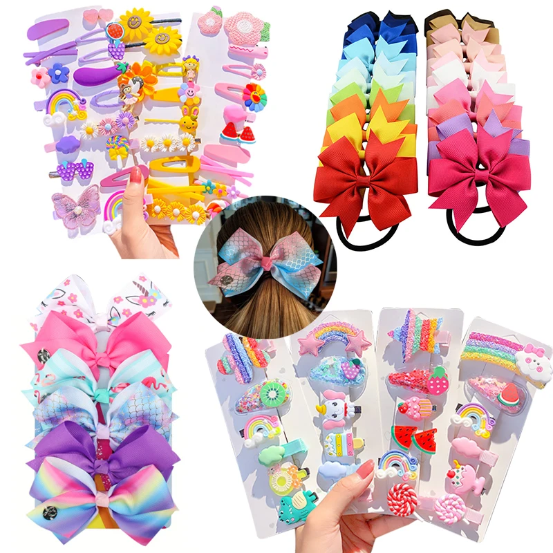 

Hair Styling Tool Cute Hairpins For Kids Children Sweet Headband Hair Clip Barrettes Elastic Hair Bands Fashion Hair Accessories