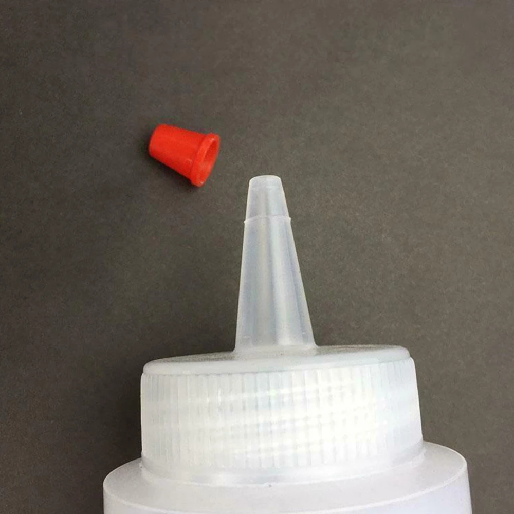 

250ML 5Pcs Plastic Squeeze Bottles With Graduated Measurements Salad Storage Bottle Kitchen Accessories