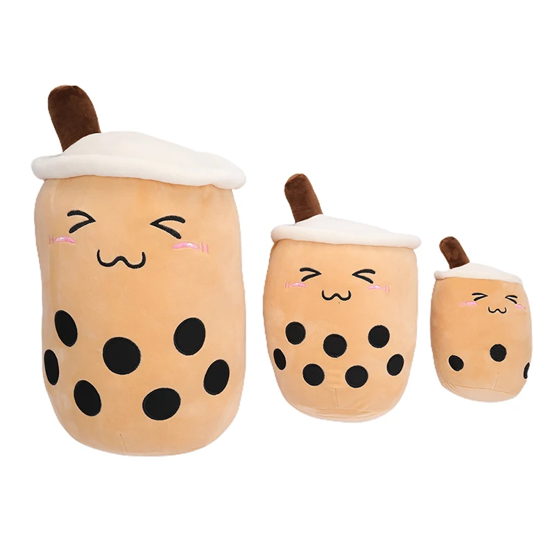 

Pillow Stuffed Food Milk Tea Soft Doll Milk Tea Cup Pillow Cushion Real-life Bubble Tea Cup Plush Toy Kids Toys Birthday Gift