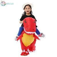 kids inflatable dinosaur costume t rex trex halloween christmas party cosplay blowup suit adult kid carnival dress mascot