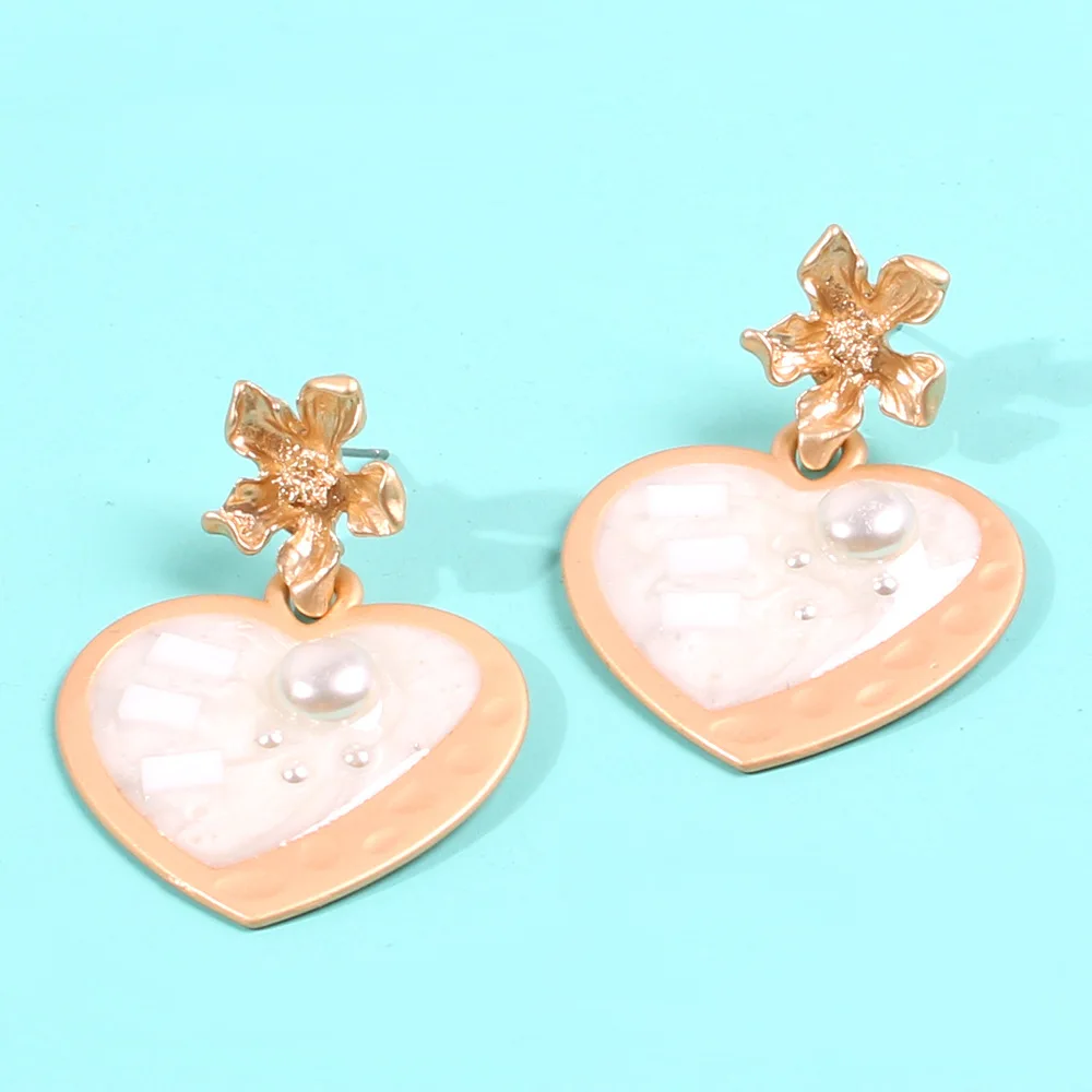 DIEZI панк стиль модные свисающие серьги в виде масляного сердца для женщин женские