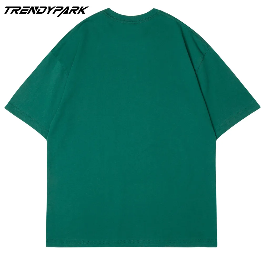 

Men's T-shirt 2021 New Summer Short Sleeve Printed Tee Hip Hop Oversized Cotton Casual Harajuku Streetwear Top Tshirts Clothing