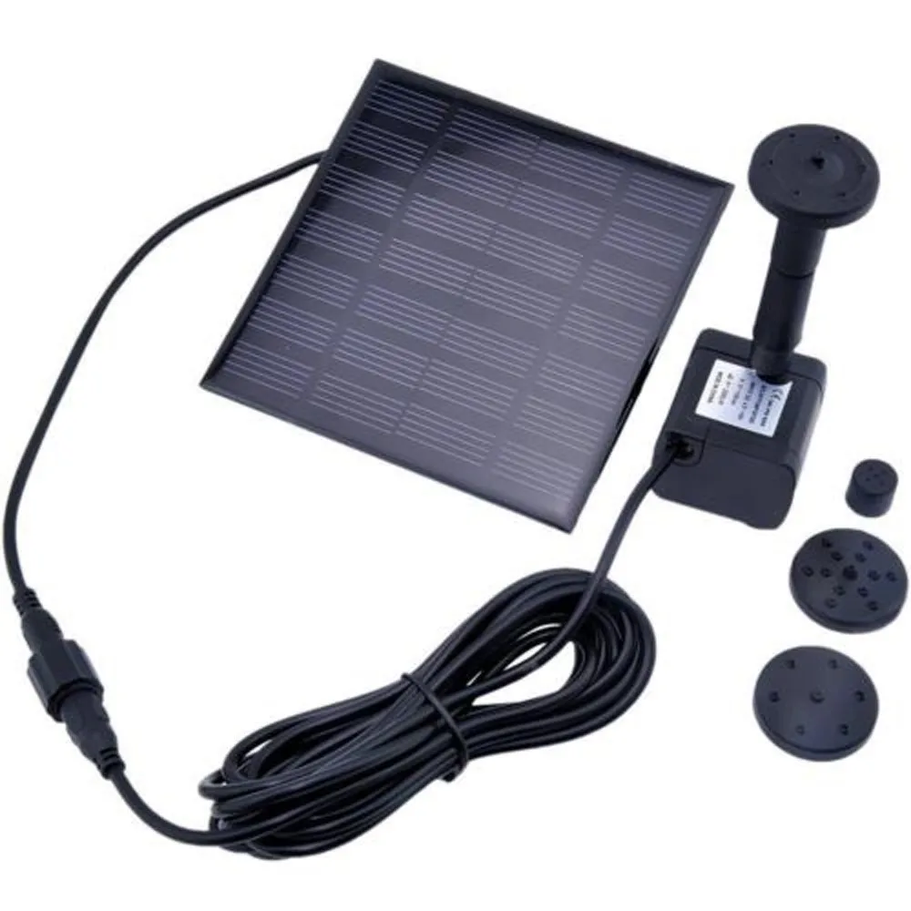 

30# Solar Water Panel Power Fountain Pump Kit Pool Garden Pond Watering Submersible