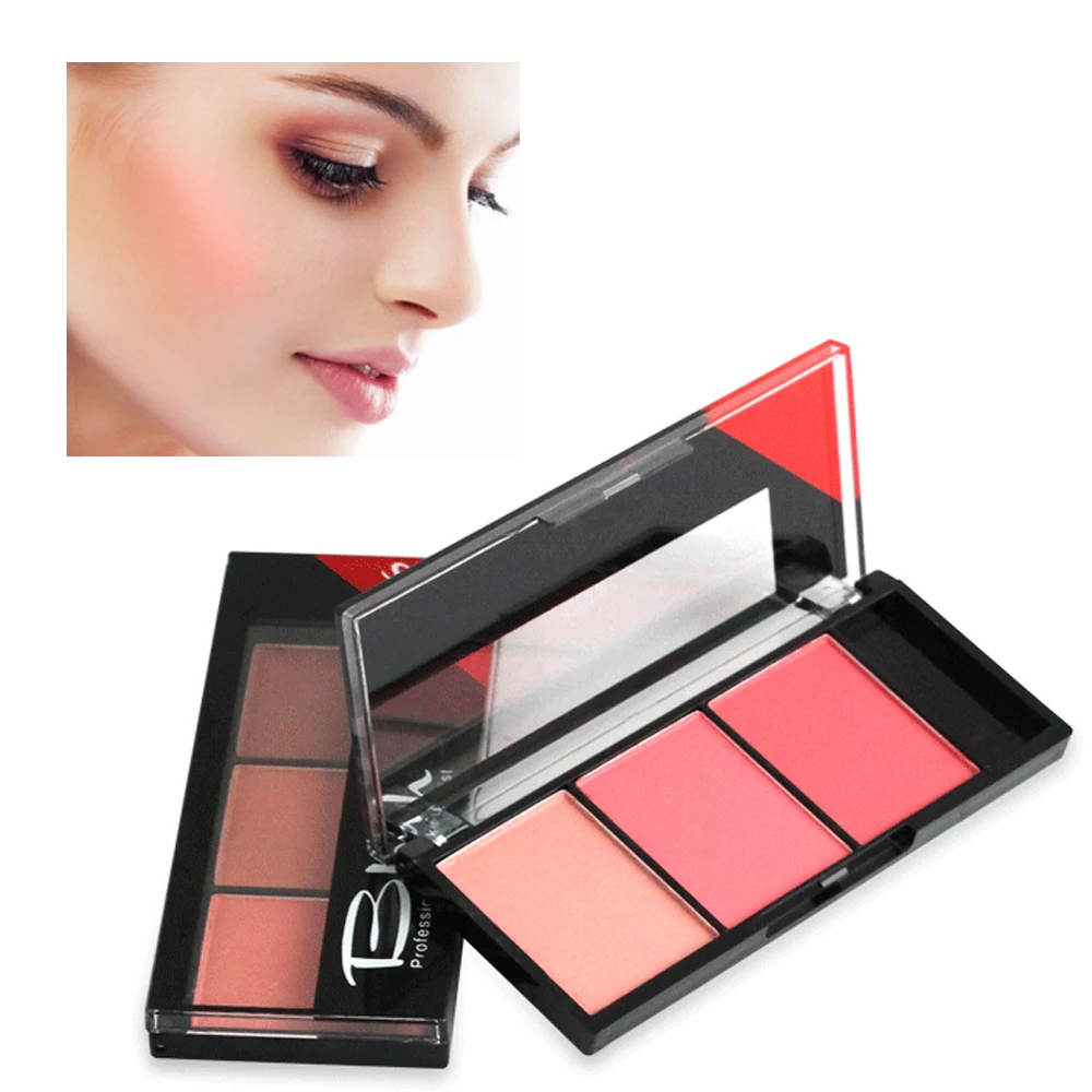 Manooby 2019 три цвета легко носить макияж натуральная пудра румяна для женщин