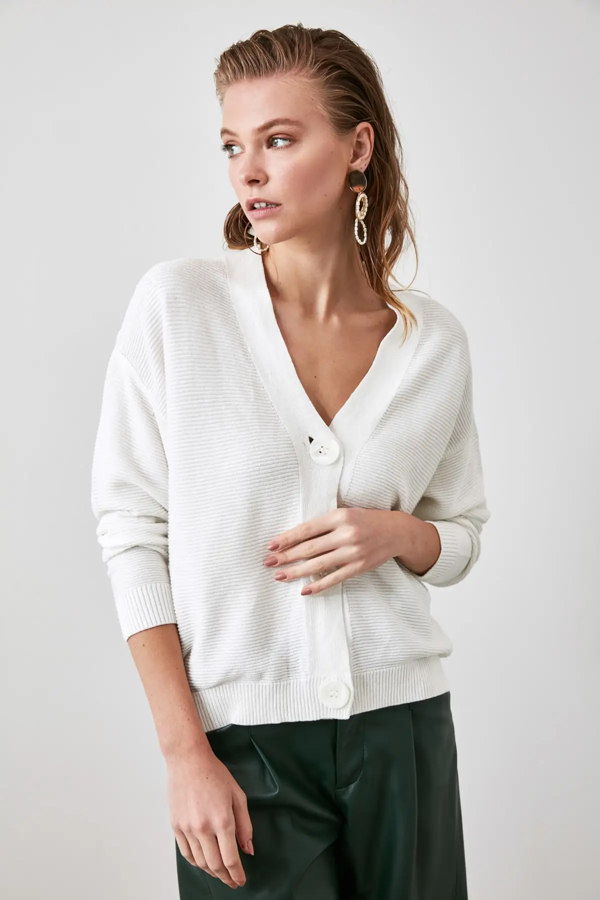 Трикотажный кардиган с пуговицами TWOAW21HI0271 |