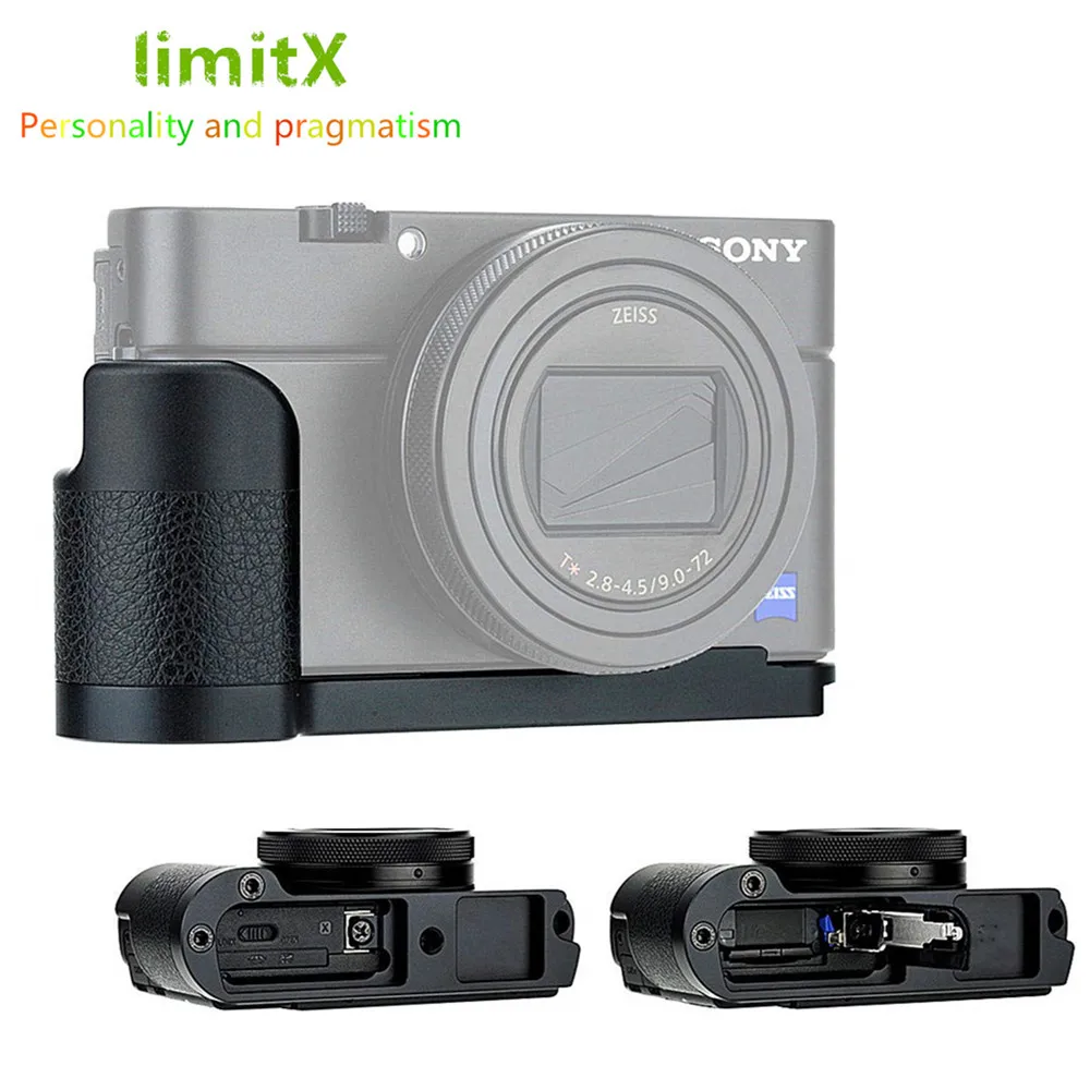 Противоскользящий металлический держатель с L образным кронштейном для Sony RX100 Mark