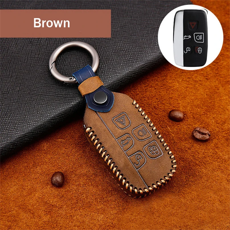 1 шт. Ретро Кожаный Автомобильный Брелок дистанционного управления с ключом