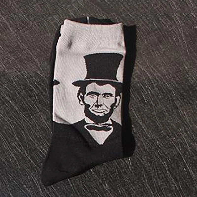 Мужские длинные хлопковые носки в стиле ретро | Мужская одежда