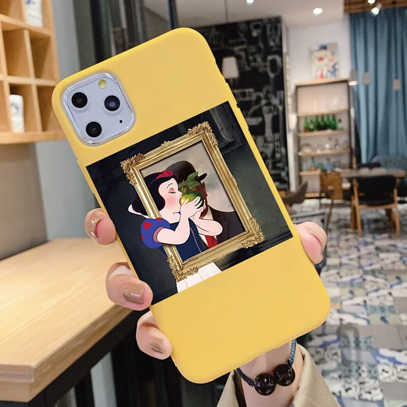 Чехол для iPhone 11 Pro Max X XR XS MAX 7 8 Plus 6 6S желтый матовый мягкий чехол из ТПУ телефона |