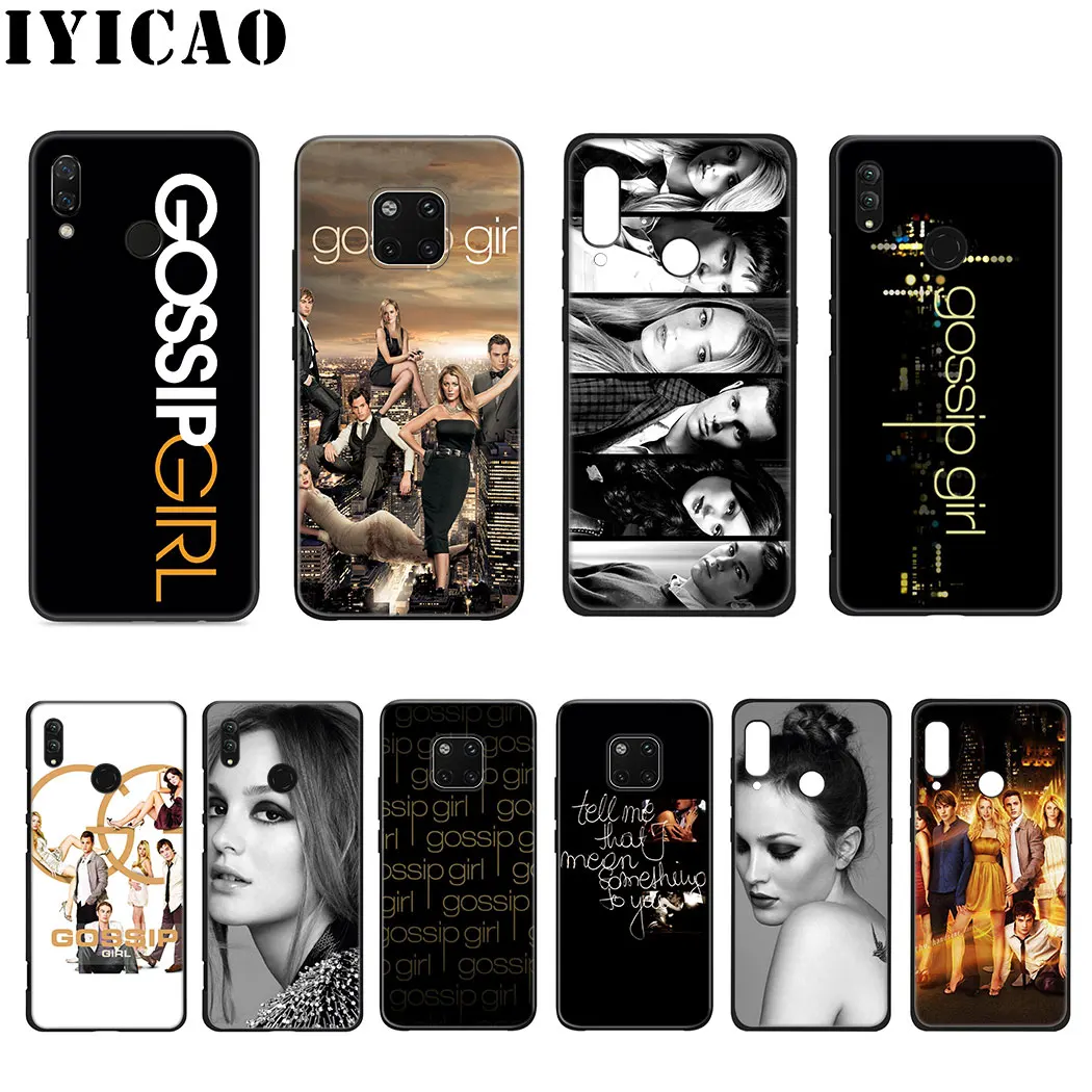 Американский ТВ Сплетница Мягкий силиконовый чехол для huawei mate 30 Pro Lite Y9 Prime P9 P8 |