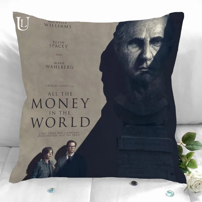 Наволочки с принтом все деньги в мире квадратная наволочка домашняя