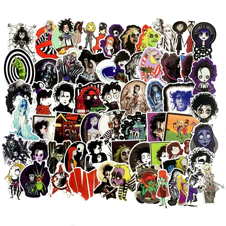 61 шт. Стикеры s Тим Бертон классический фильм Эдвард Руки ножницы наклейка в стиле