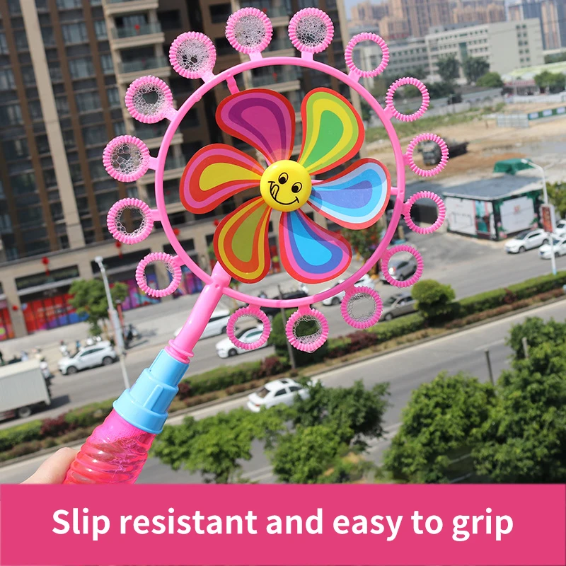 Забавные ветряная мельница для изготовления воздуходувки машина с пузырями