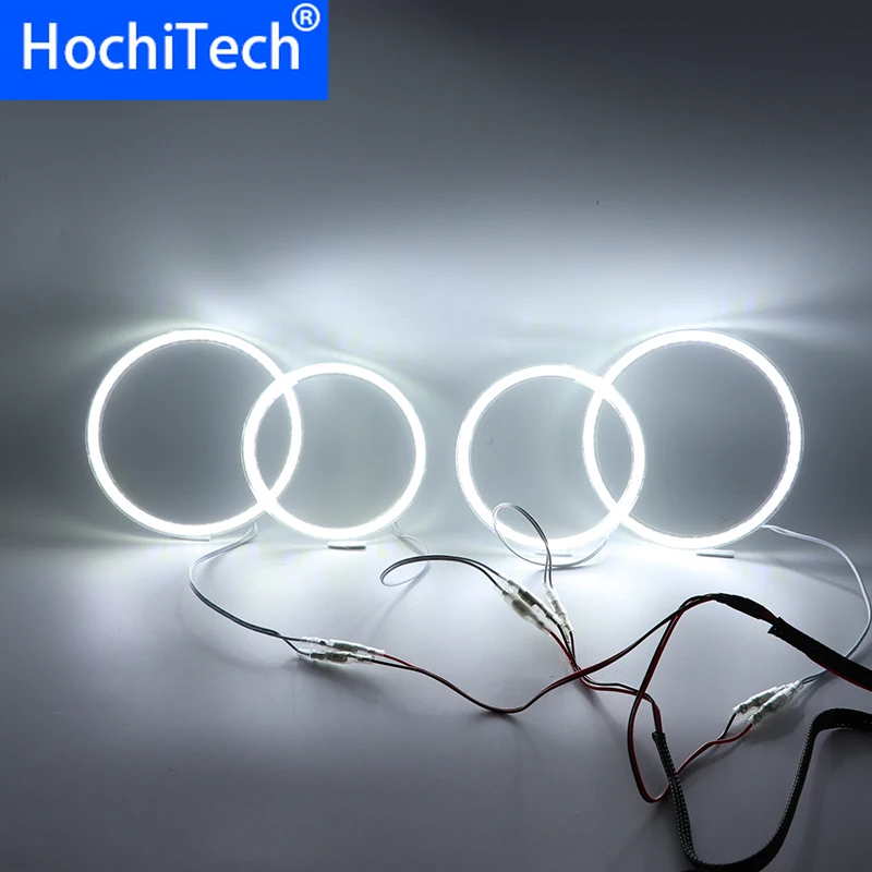 Ультра яркий SMD белый светодиодный ангельские глазки гало кольцо комплект