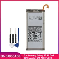 original phone battery eb bj800abe for samsung galaxy j6 a6 on6 2018 version sm a600f j600 replacement batteries 3000mah