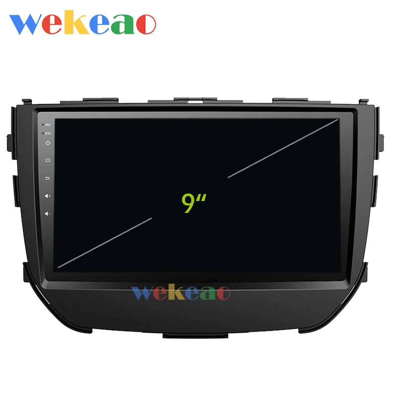 Wekeao сенсорный экран 9 'Ƈ Din Android 0 автомобильное радио автомобильный Dvd плеер для