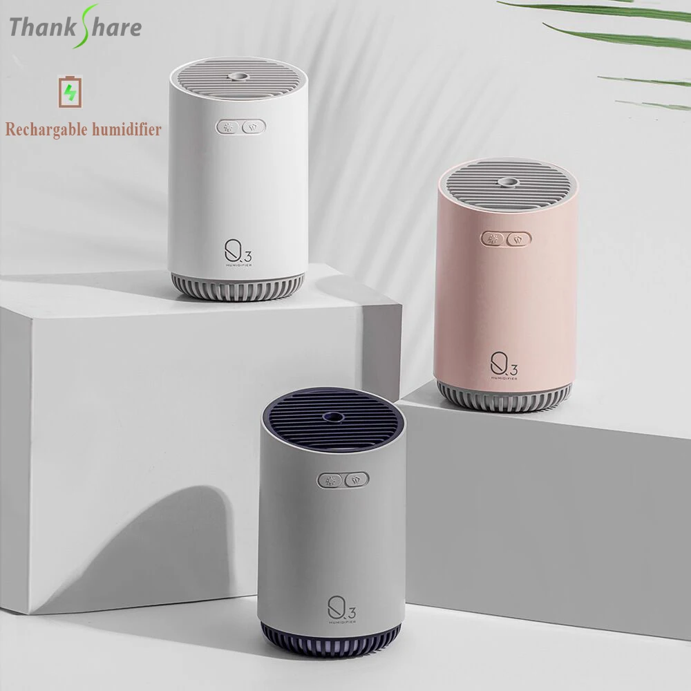 THANKSHARE Перезаряжаемые увлажнитель Портативный ультра тихий творческая