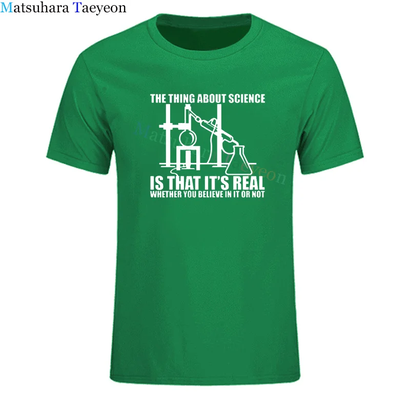 True Science Believe Chemistry Experiment Print T-Shirt Men Summer Fashion Casual tshirt Loose Cotton funny T Shirts harajuku | Мужская