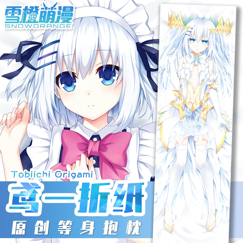 Аниме игра свидание живой Tobiichi оригами Сексуальная дакимакура обнимающая