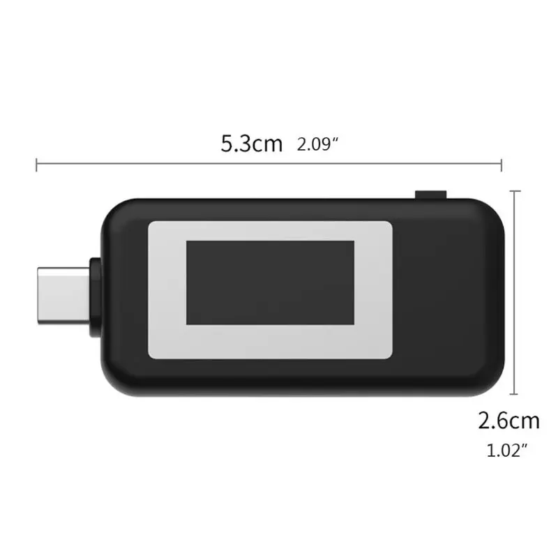 USB тестер Тип C LCD напряжение тока зарядное устройство Емкость монитора мощность