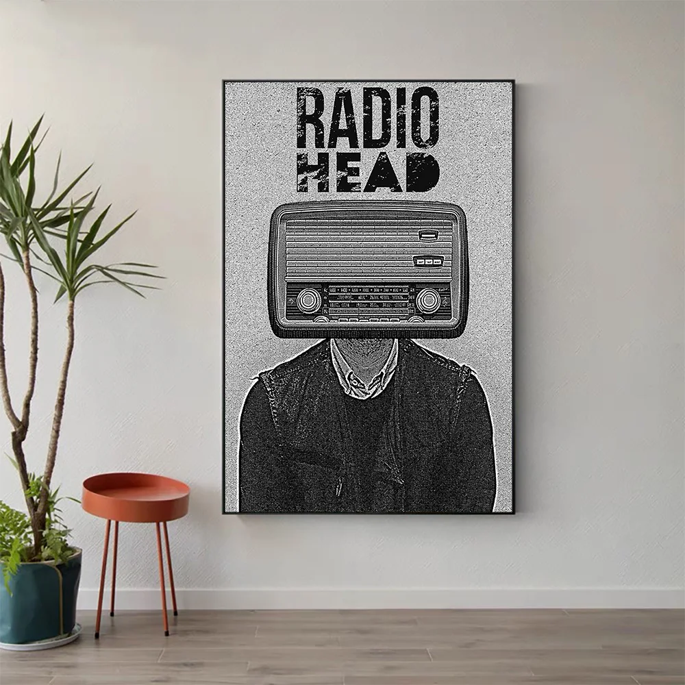 

W525 Silk Fabric Poster Wall Art Decor RADIO HEAD VINTAGE Classic Movie Trend Fashion Decoration Bright Gift