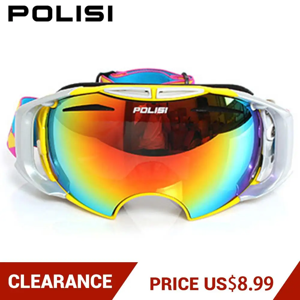 В свободном доступе! Мужские и женские лыжные очки для сноуборда горных лыж с