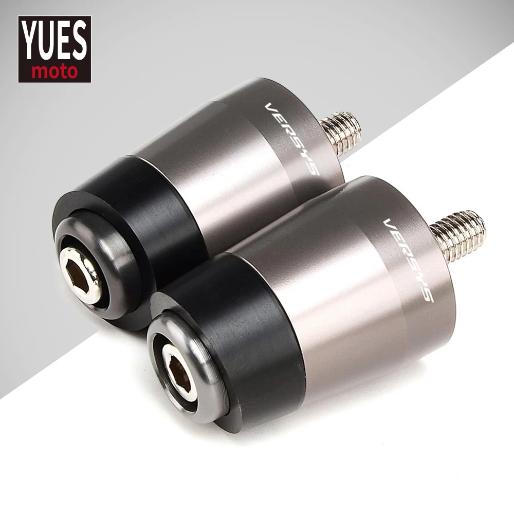 

Motorcycle 7/8" 22MM Handlebar Hand Grips Handle Bar End Slider Cap Plug For KAWASAKI VERSYS 250 KLE 650 1000 KLE650 KLE1000