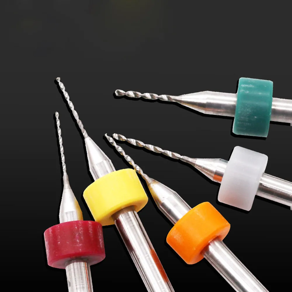 

10 Pcs Precision Metal Processing Drill Tool Metal Woodworking Circuit Engraving Carbide Micro CNC PCB Drill Bits