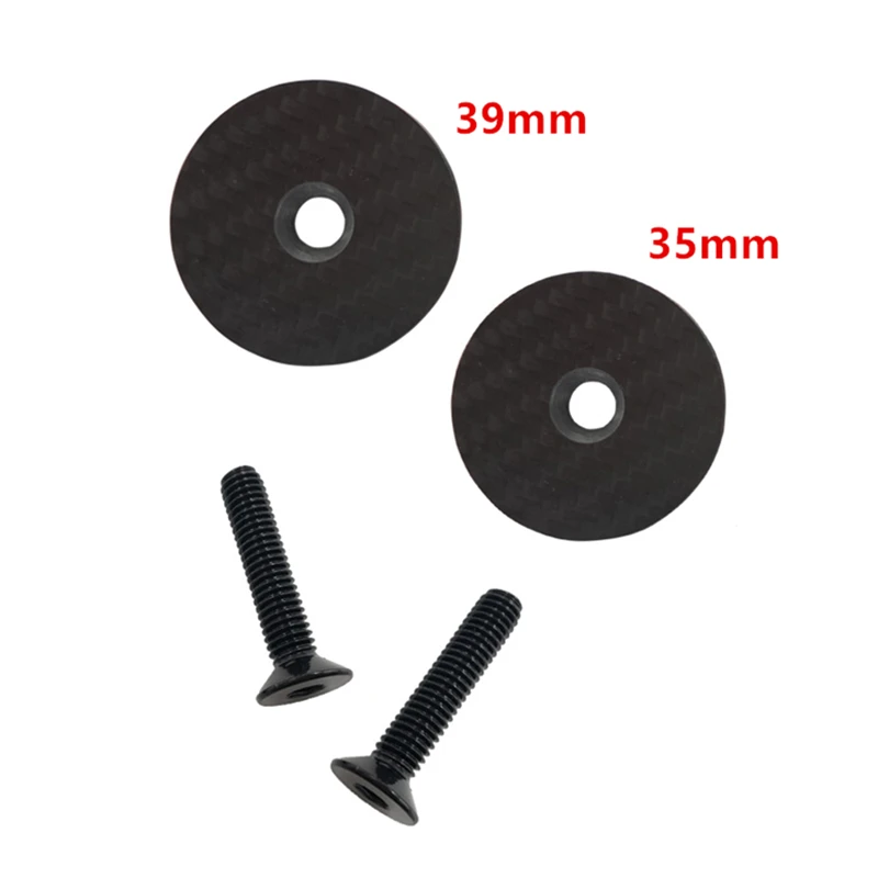 

Carbon headset top cap Bicycle Stem carbon Cap with Ti Screw For 31.8mm Steerer Fork Tube Cap headset cap
