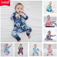 iyeal newborn baby winter clothes baby boys girls rompers cotton printed long sleeve clothing roupas infantis overalls costumes