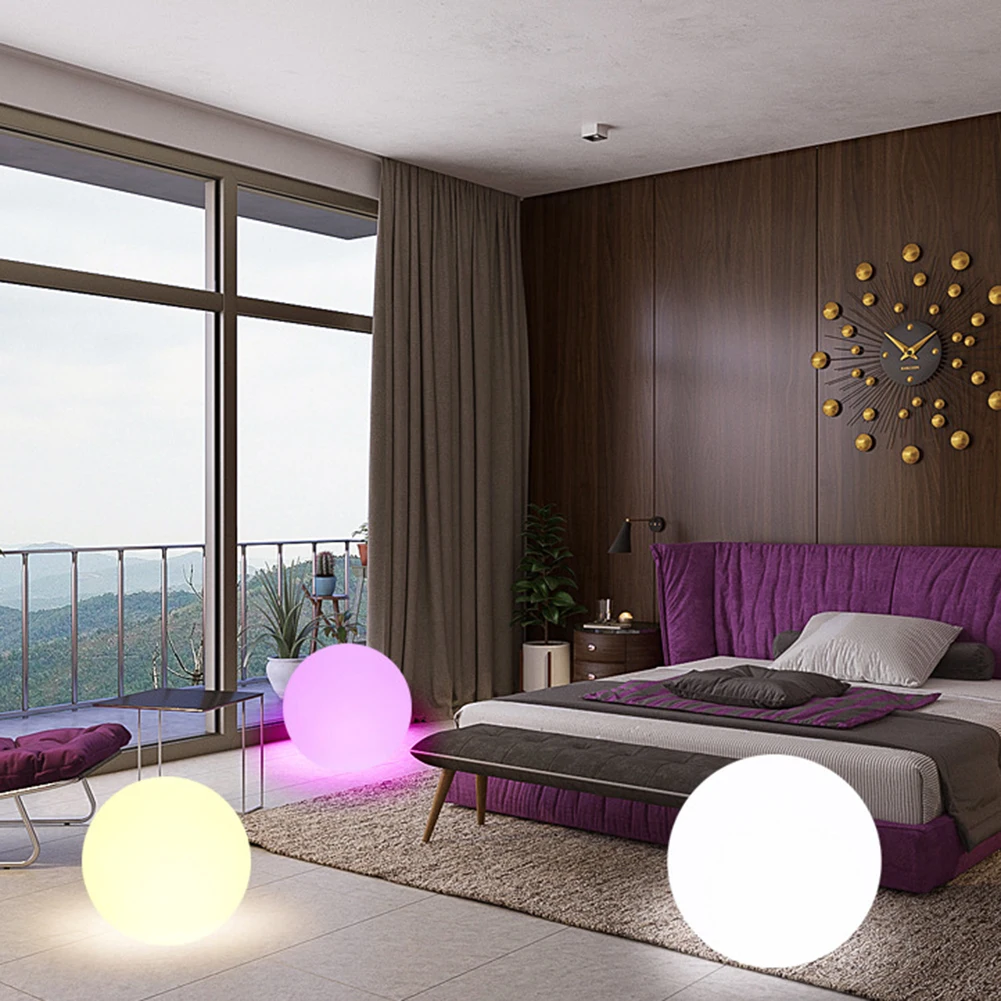 

Waterproof Patio Lawn Decor Lamp Wedding Home Outdoor Decorations USB Rechargeable LED Outdoor Garden Ball Light