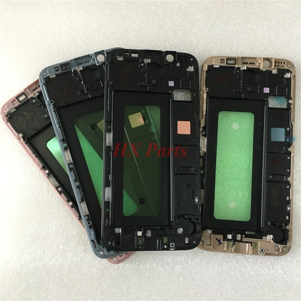 Рамка ЖК-дисплея + клейкая наклейка для Samsung Galaxy J3 J5 2017 J330 j530 J7 Pro J730 J730F корпус
