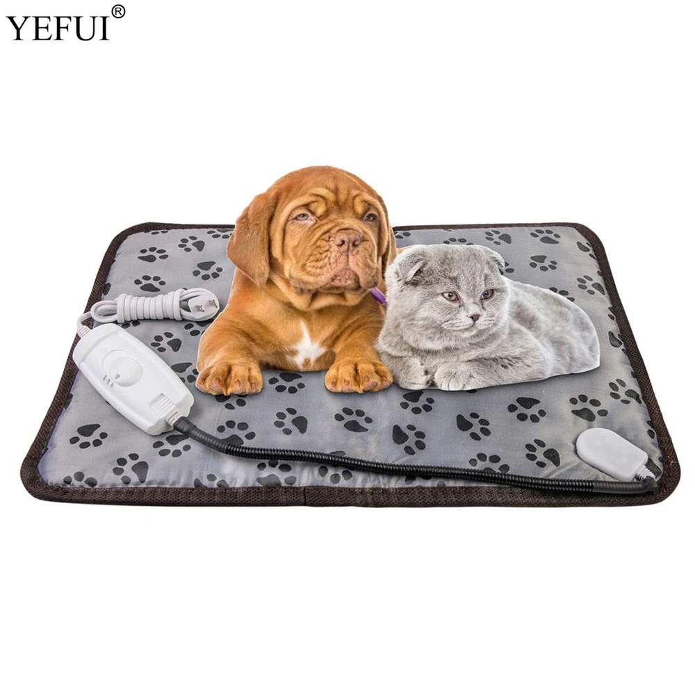 

Нагревательная подушка для домашних питомцев С жевательным шнуром, для собак, кошек, щенков