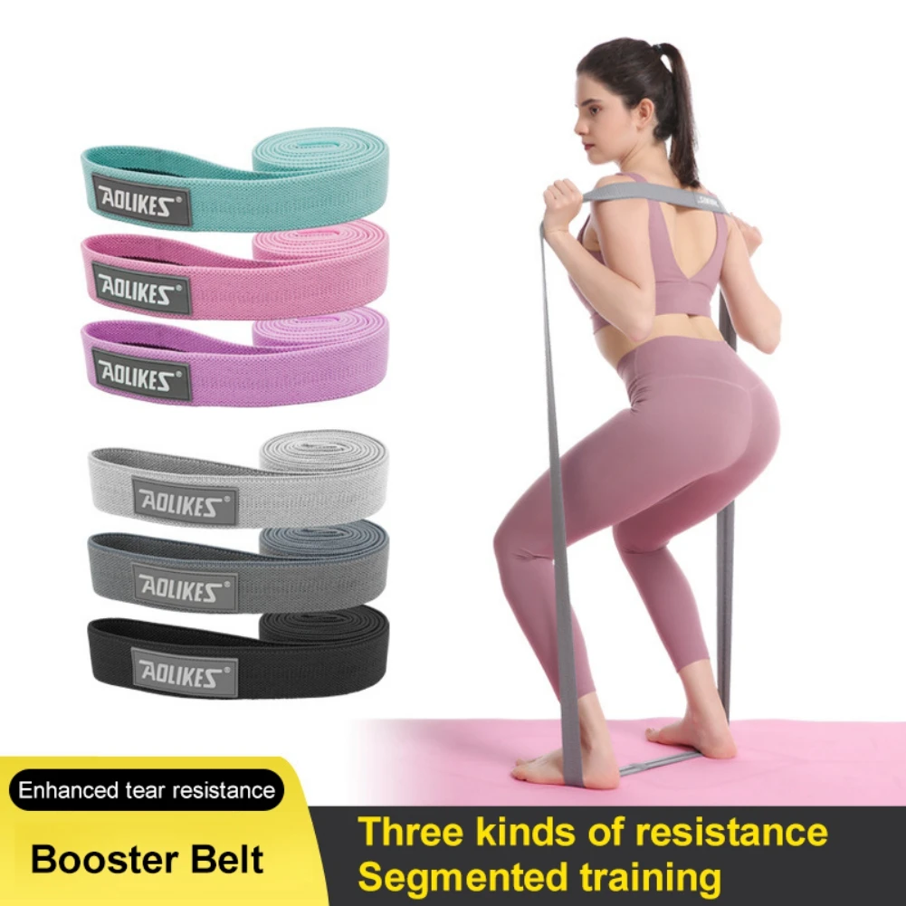 

Yoga Stretch Band Training Pull Rope For Sports Pilates Hip Trainer Belt Fitness Hip Loop Resistance Bands Squat Belt