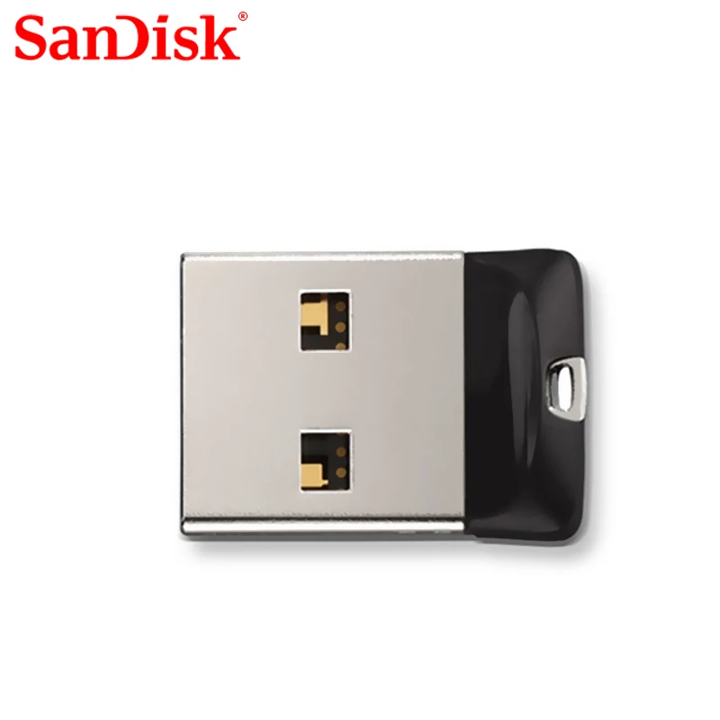 Двойной Флеш накопитель SanDisk high speed USB 2 0 CZ33 мини ручка накопители 64 ГБ 32