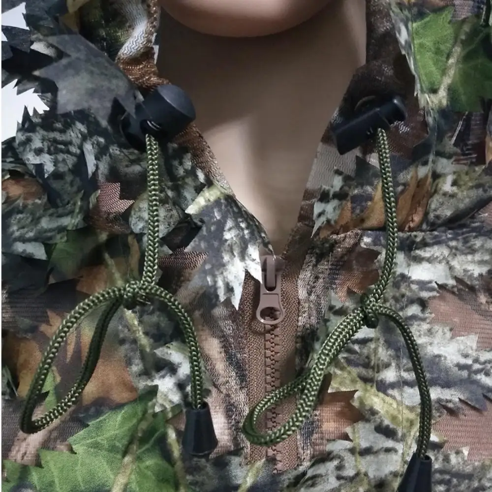 Костюм Камуфляжный в стиле ретро с объемными листьями | Спорт и развлечения