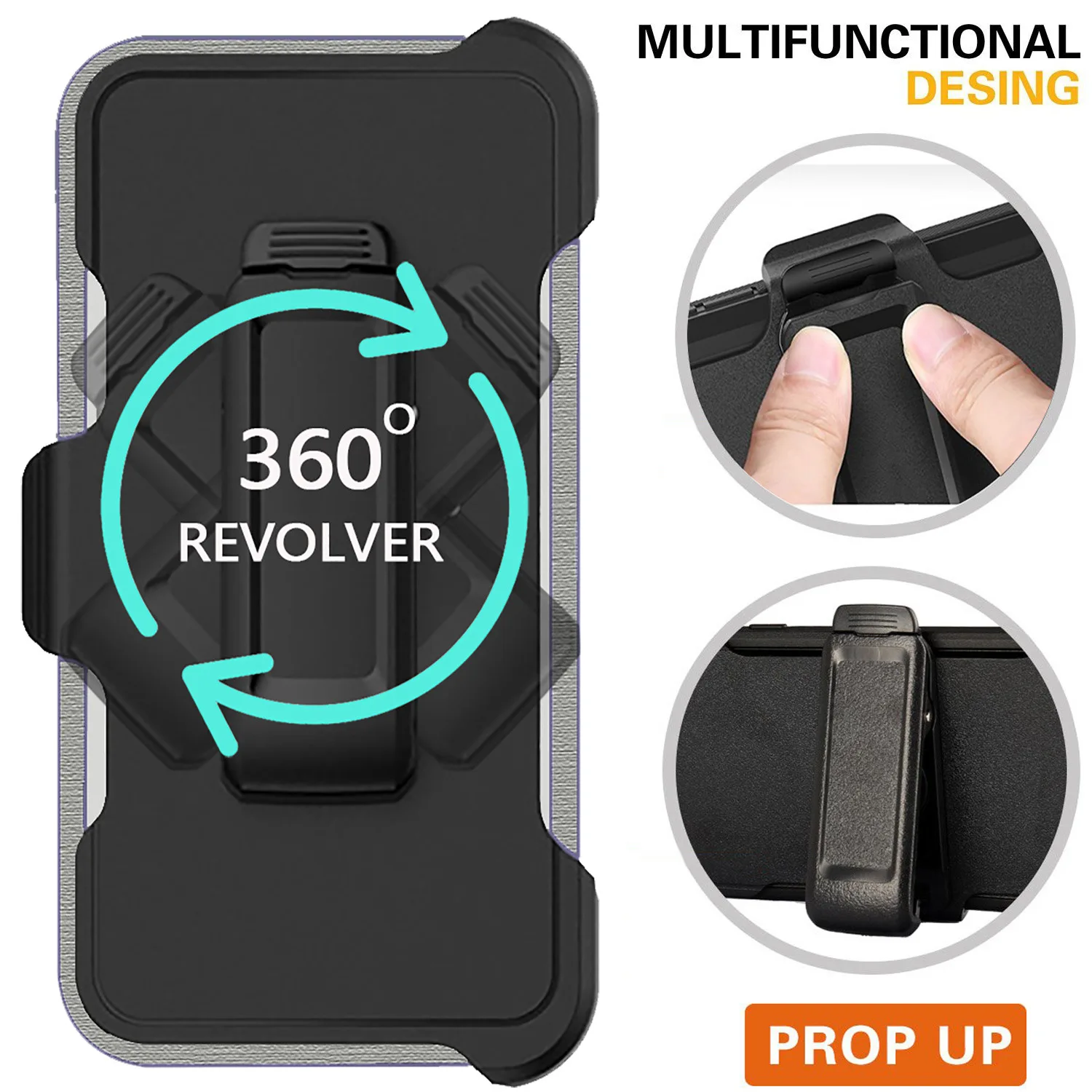 360 Full Armor Case For Samsung Galaxy A72 A52 5G A12 A53 A33 S23 Note 20 Ultra S20 S21 Plus S22 Pack Belt Clip Silicone Cover