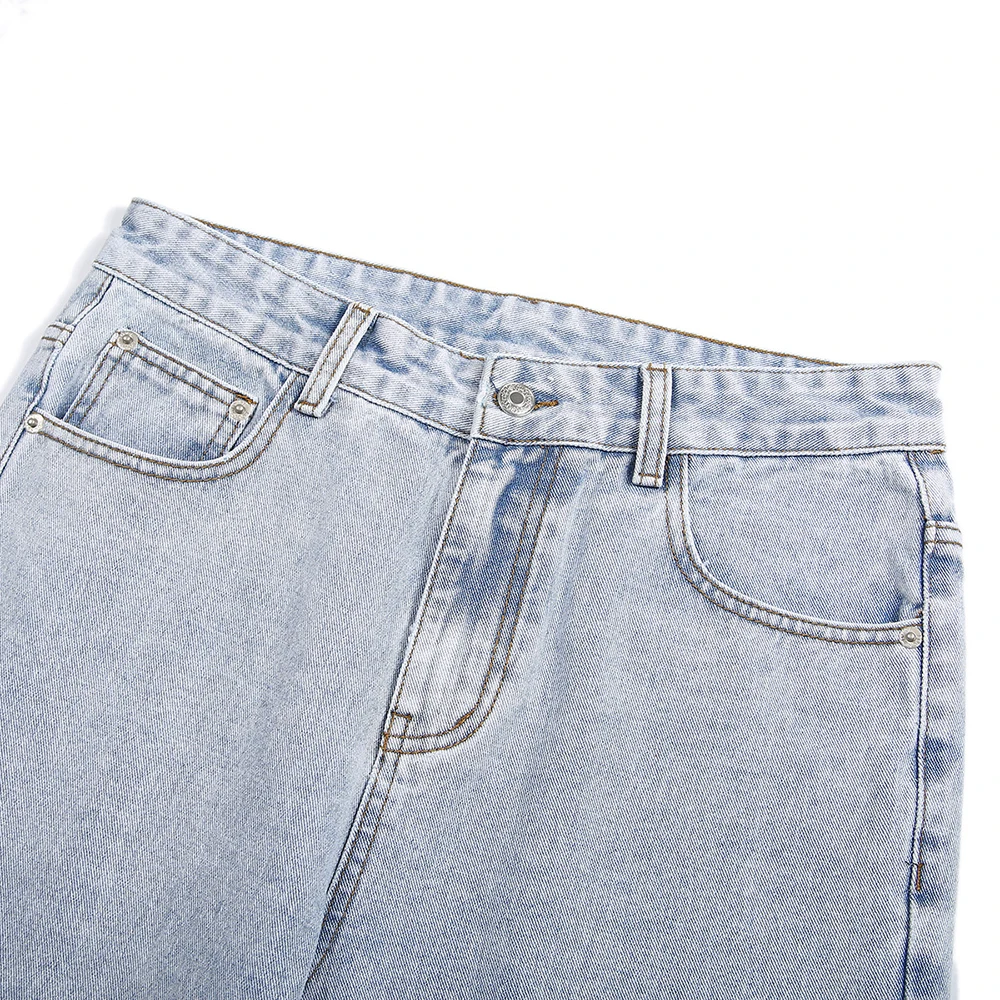 Slim Men Jeans Male Trousers Simple Design Cozy All-match Students Daily Casual Denim Pants Men Blue Pants