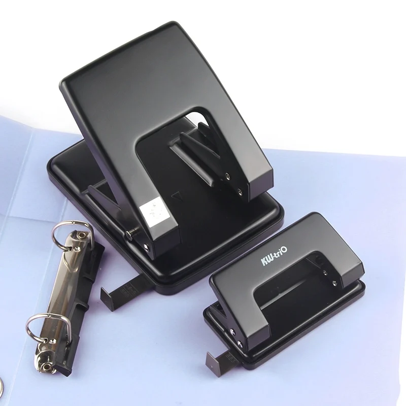 Металлический мощный Дырокол с 2 отверстиями ремесло резак для бумаги листьями