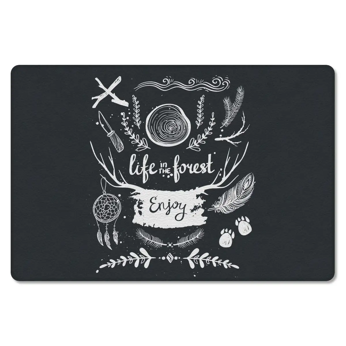 Водонепроницаемый коврик нескользящий для входной двери приветствия