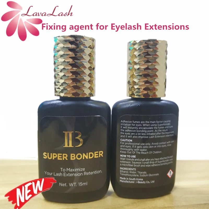Супер Бондер IB 15 мл фиксирующий агент для ресниц блестящее клейкое соединение