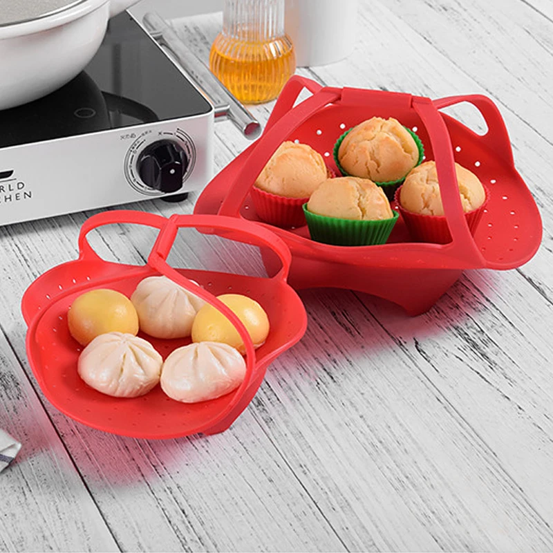 Складная безопасная многофункциональная плита полезная пароварка корзина