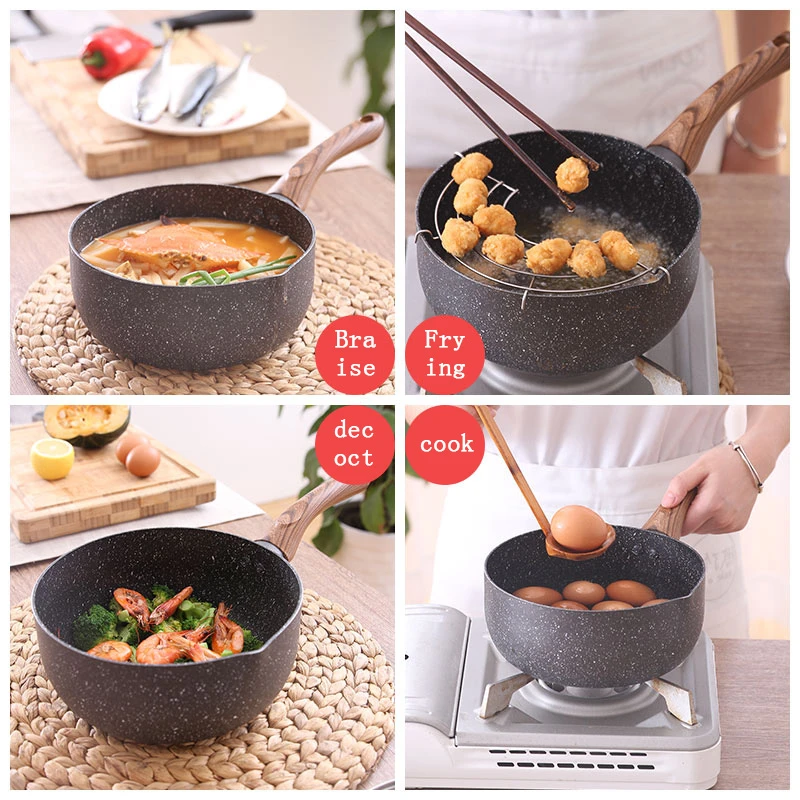 Кастрюля для молока из алюминия с антипригарным покрытием 16-20 см | Дом и сад