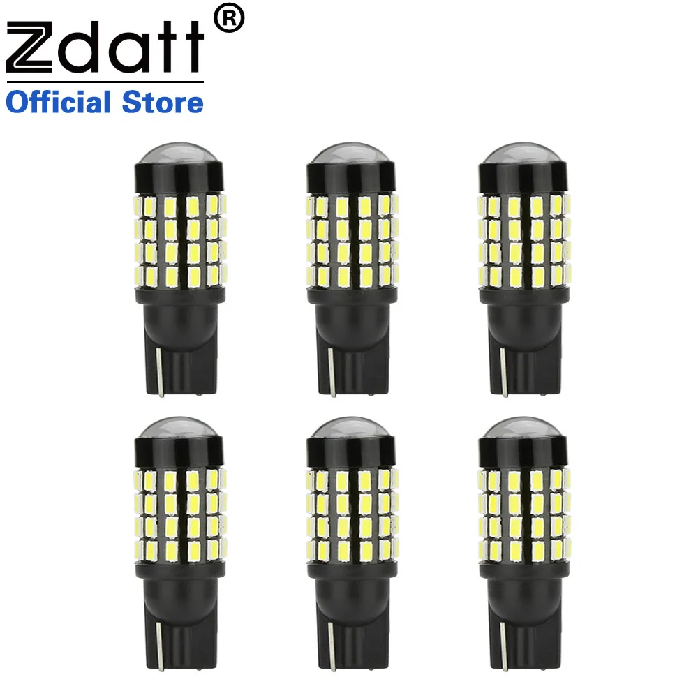 3014 SMD 3 pairs Zdatt T10 w5w Led 54 светодиодный 3014 SMD линзы сигнальная Лампа 194 168 Автомобильный светодиодный светильник 12В Автомобильный Стайлинг 6000K просвет светильник 1/2/3/5 пар в упаковке - Испускаемый цвет: 3014 SMD 3 pairs