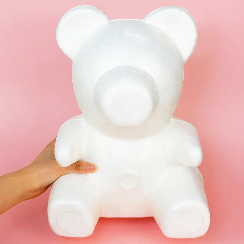 1 шт. 30 см пены Teddy Bear PE розовой мишкой для свадьбы День рождения Святого Валентина