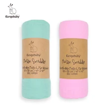 Kanobaby Tiffany&Macaron Pink 100% Organic Muslin Swaddle Baby Blanket Photography Background 120x120cm