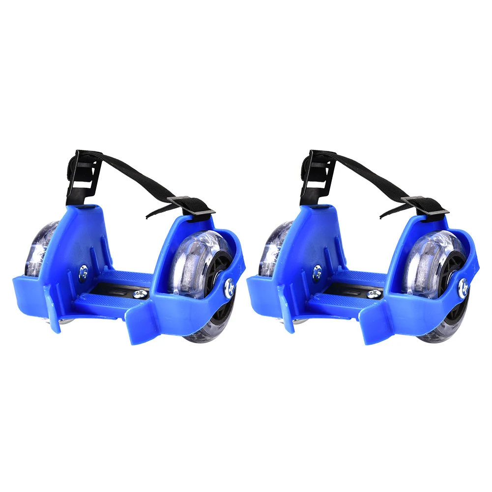 Игрушки 1 пара красочные мигающие ролики Вихрь шкив вспышки колеса пятки