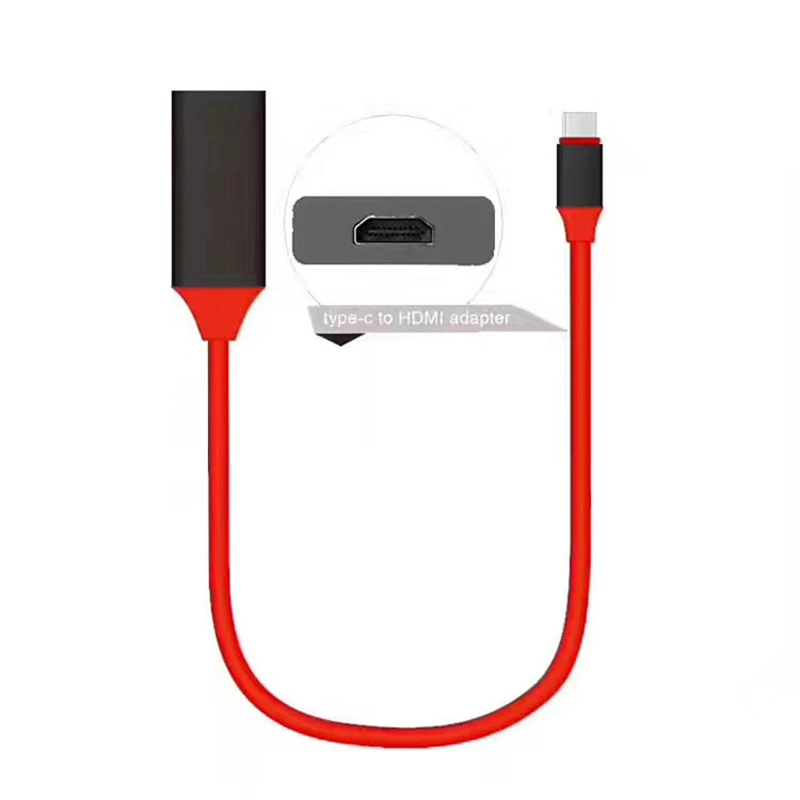 Адаптеры для USB Type C к HDMI HDTV 4K адаптер кабель Samsung Galaxy S8 + Plus Macbook | Электроника