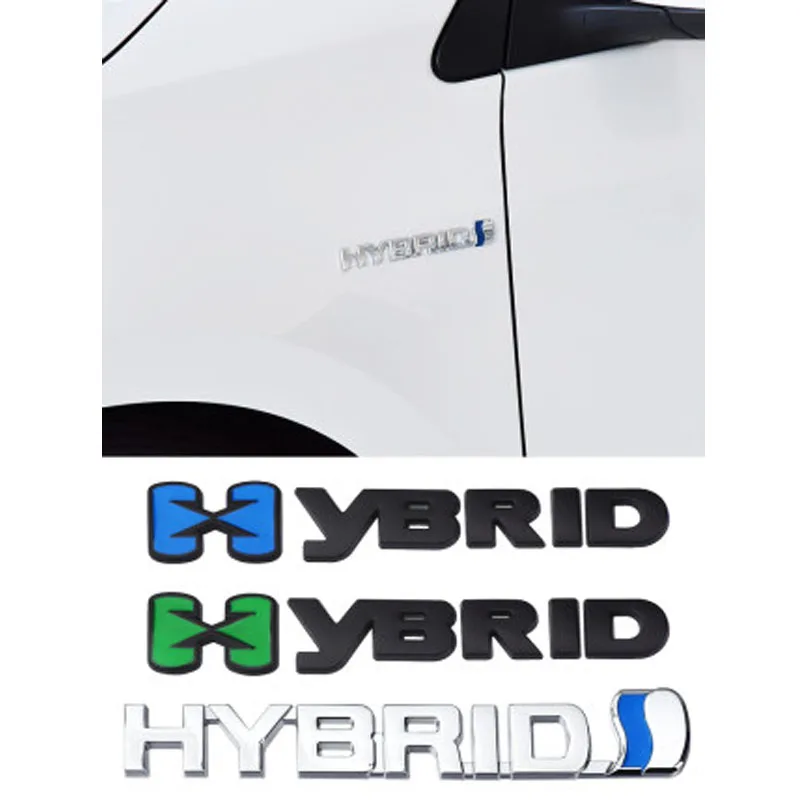 1 шт. Автомобильная гибридная Металлическая наклейка этикетка подходит для Toyota